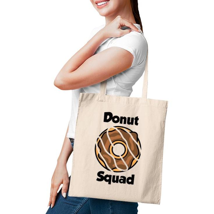 Donut Design For Women And Men Donut Squad Tote Bag
