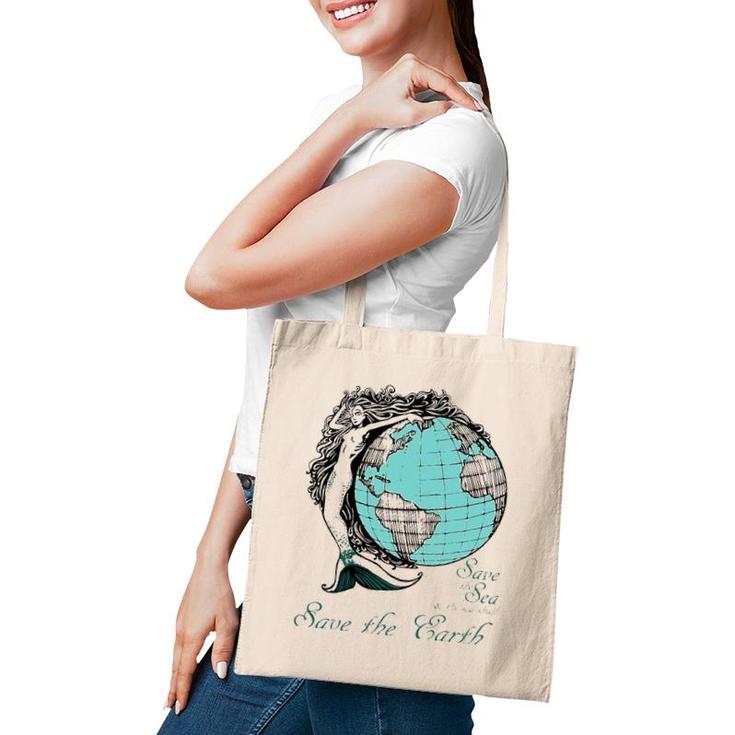 Earth Day Ocean Environmental Awareness Tote Bag