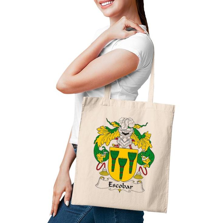 Escobar Coat Of Arms Family Crest Tote Bag