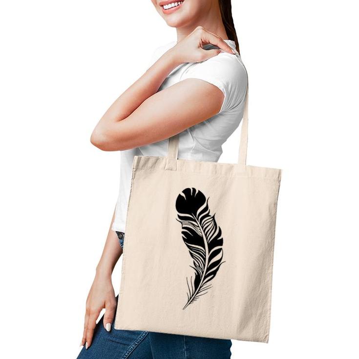 Feather Black Feather Gift Tote Bag