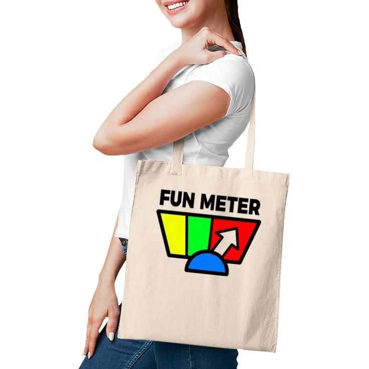 Fun Meter Humor, Sarcastic Tote Bag