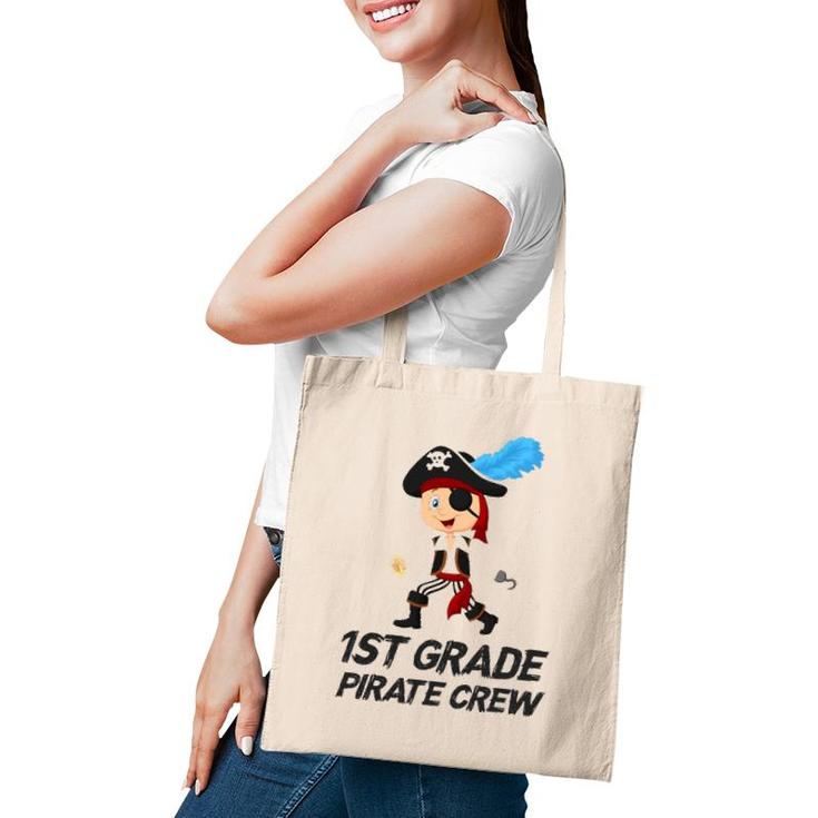 Funny Cute 1St Grade Pirate Halloween Tote Bag