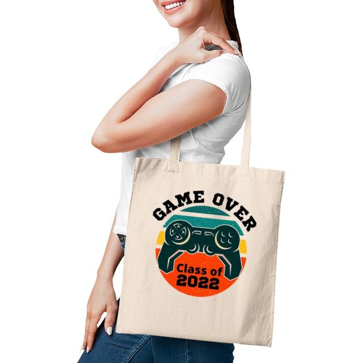 Game Over Classic Video Game Graduation Class Of 2022 Grad  Tote Bag