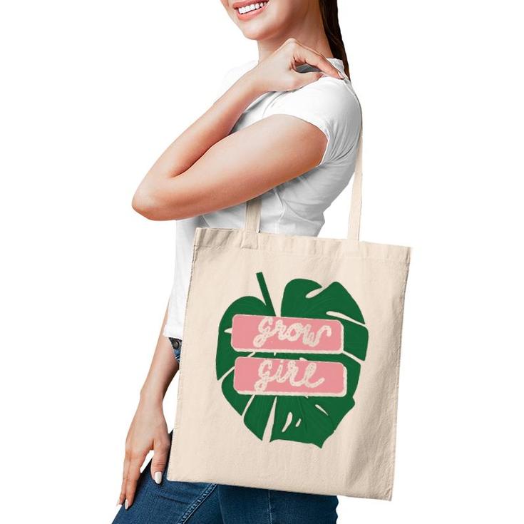 Grow Girl Plant Lovers Tote Bag