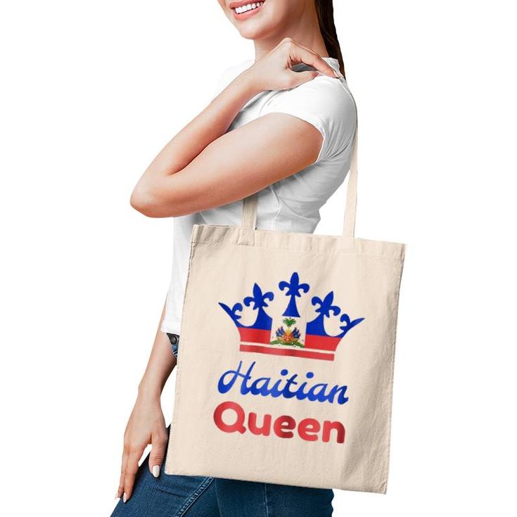 Haitian Queen Womens'  Perfect Haiti Crown Flag Gift Tote Bag