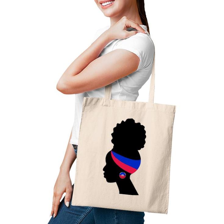 Haitian Woman Silhouette  Gift Tote Bag