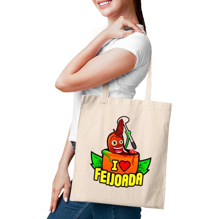 I Love Feijoada Lover Gift Tote Bag