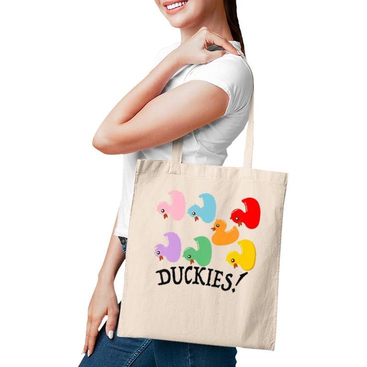 Kids Rubber Duckie Duck Cute Bath Boys Girls Child Youth Tote Bag