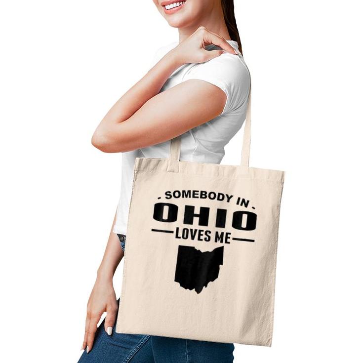 Kids Somebody In Ohio Loves Me Tote Bag