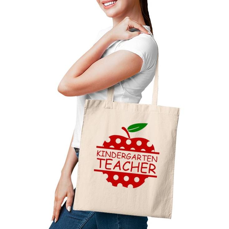 Kindergarten Teacher Teaching Lover Apple Tote Bag