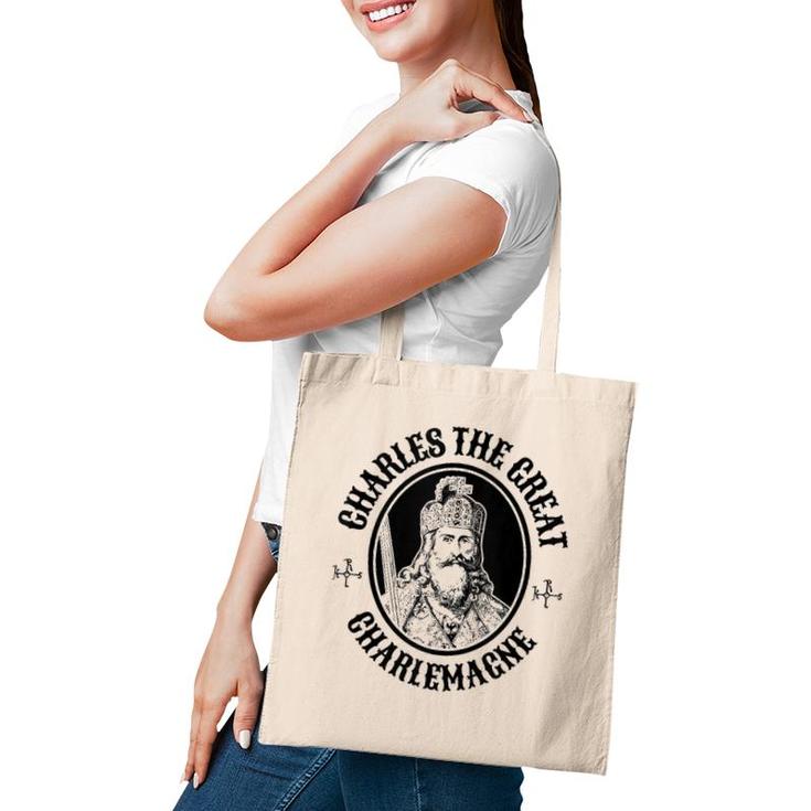 King Charles The Great Charlemagne Tote Bag