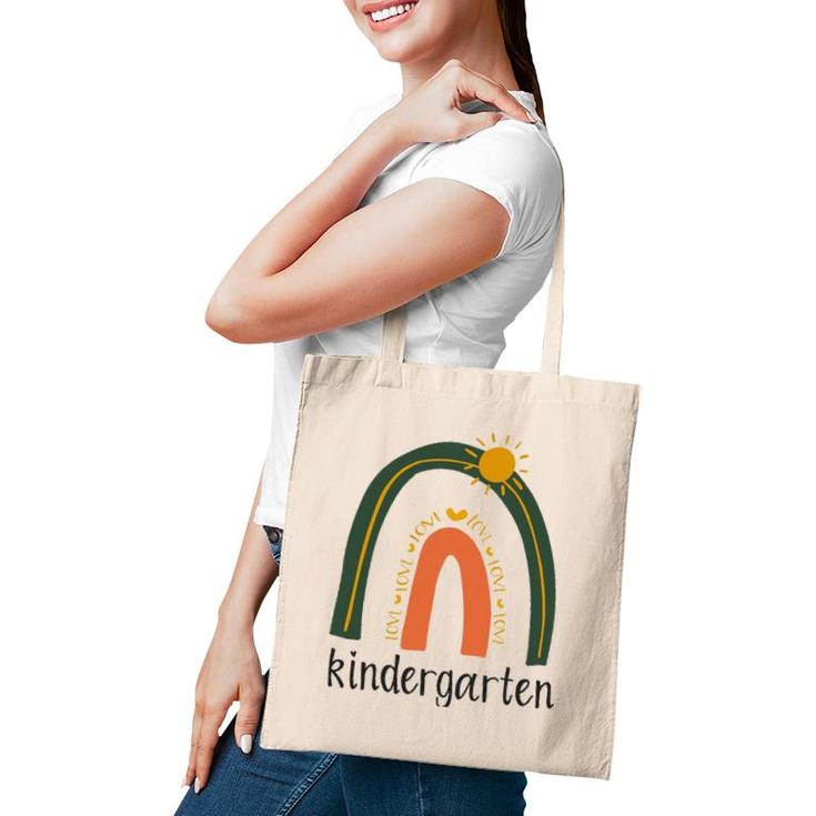 Love Rainbow Proud Nursery Preschool Kindergarten Teacher Tote Bag