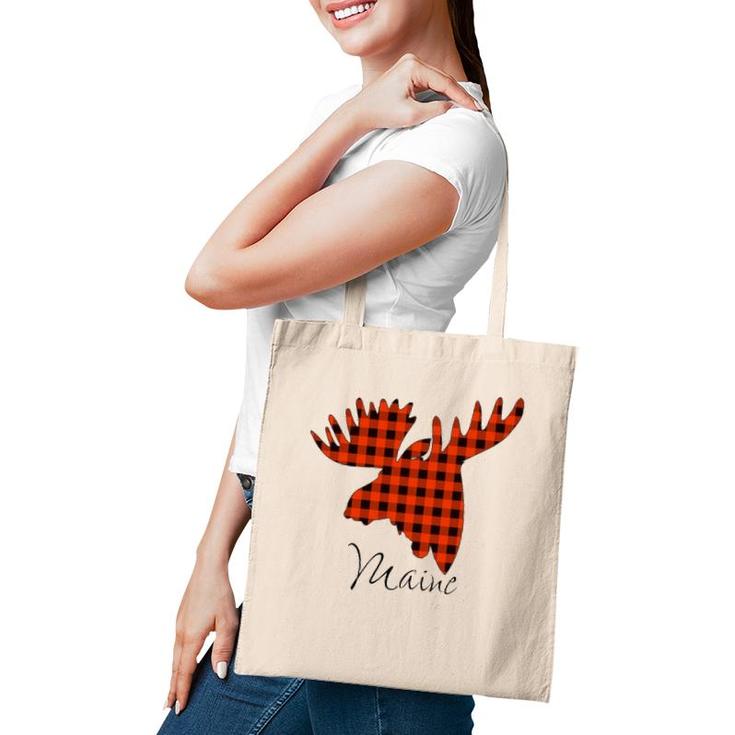 Maine Moose State State Of Maine Tote Bag