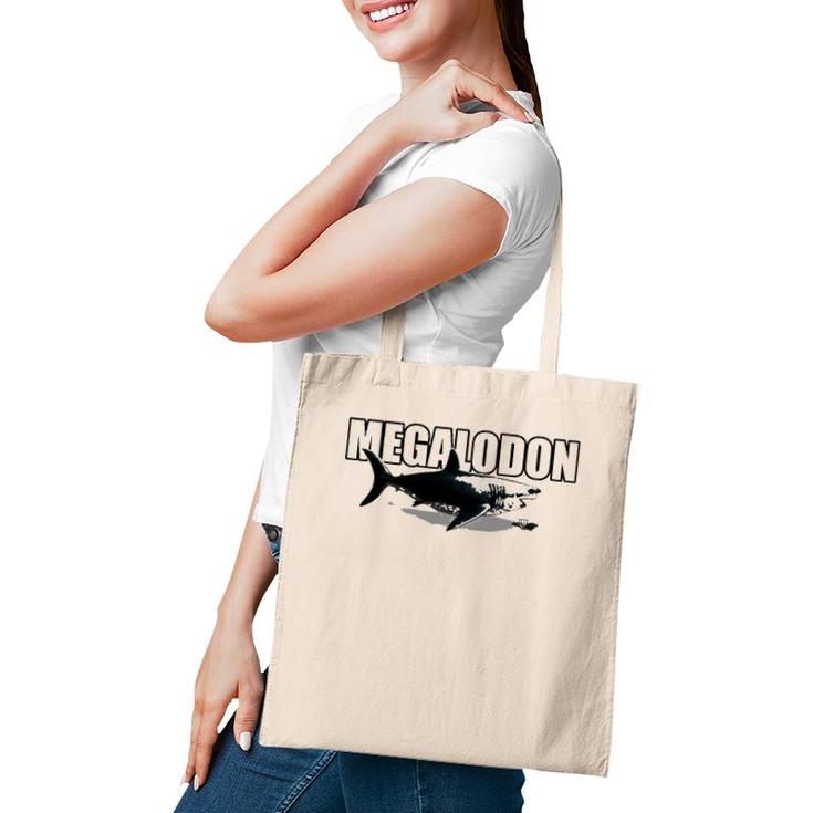 Megalodon King Of The Ocean Tote Bag