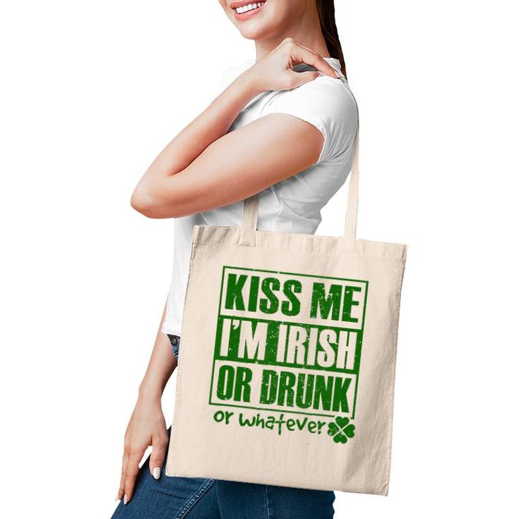 Mens Kiss Me I'm Irish Funny St Patrick's Day Gifts For Men Tote Bag