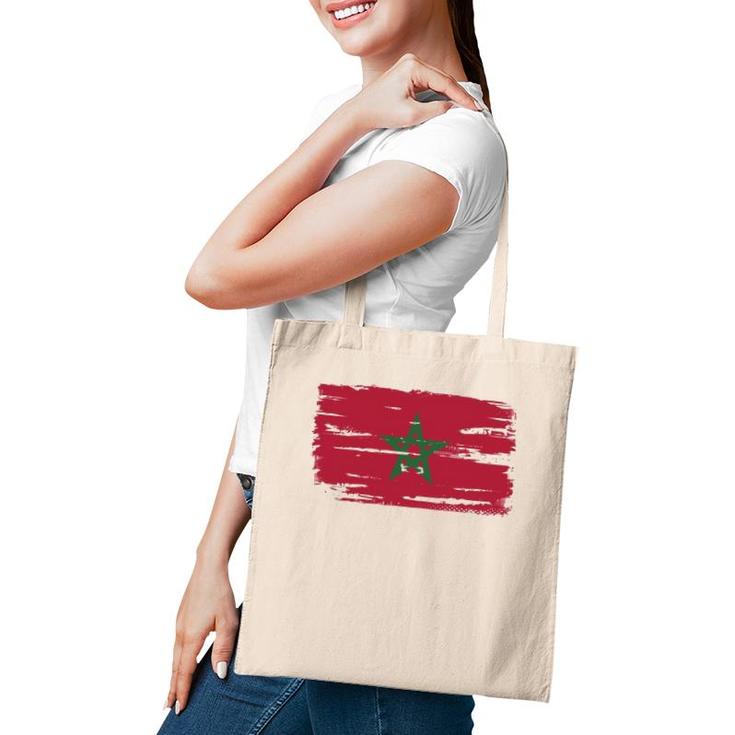 Morocco Moroccan Flag Tote Bag