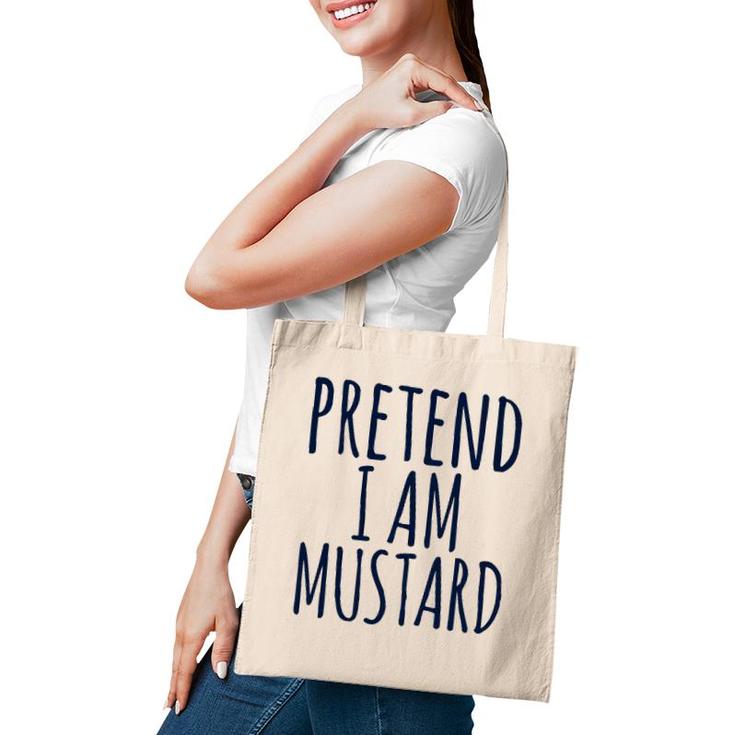 Mustard Ketchup Lazy Easy Funny Halloween Costume Matching Tote Bag