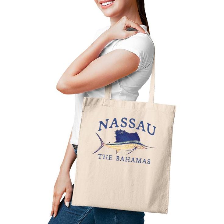 Nassau The Bahamas Sailfish Lover Gift Tote Bag