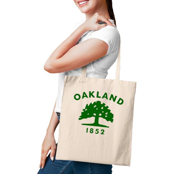Oakland City Flag State Of California Tote Bag