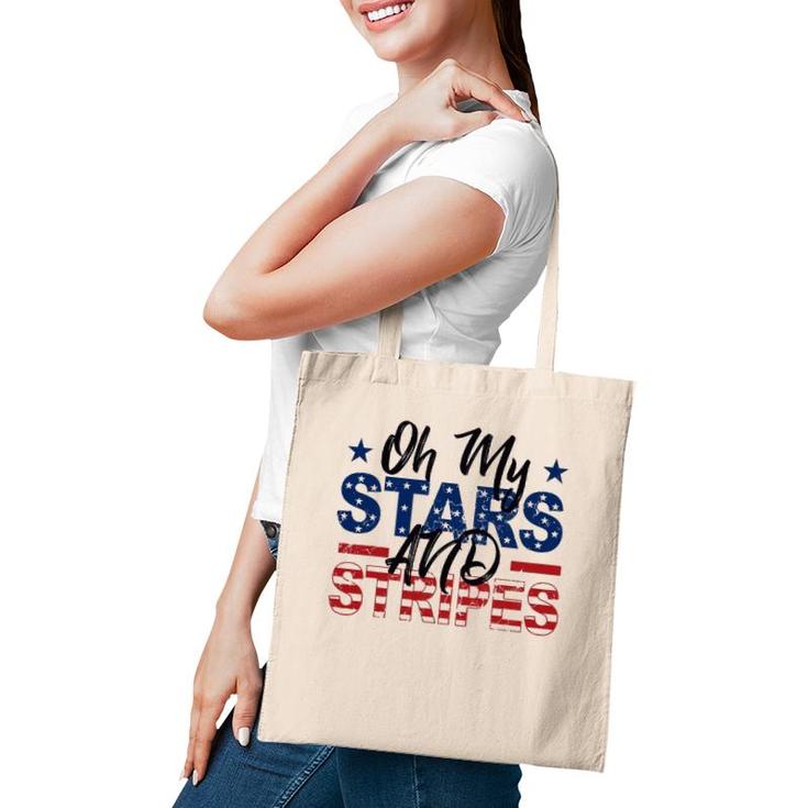 Oh My Stars And Stripes Fourth Of July Tote Bag