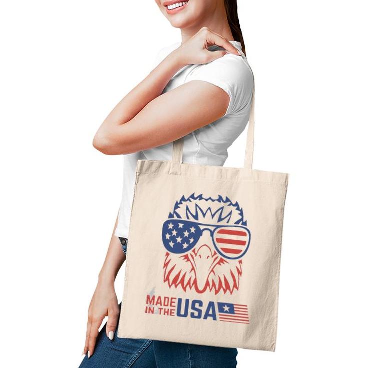 Patriotic Eagle Pride Merica America American Flag Tote Bag