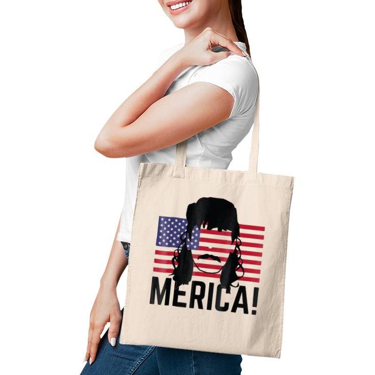Patriotic Usa Mullet - 4Th 'Merica America Tote Bag