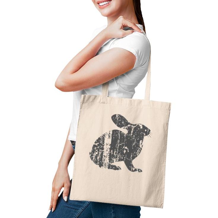 Rabbit Vintage Design Rabbit Print Tote Bag