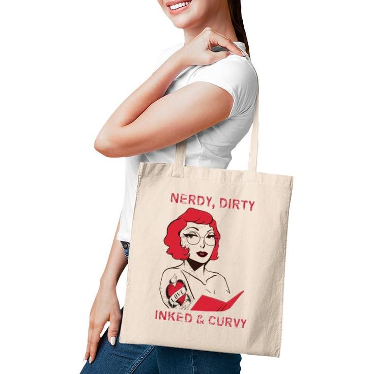 Reader Dirty Inked Curvaceous Tattoo Lady Tote Bag