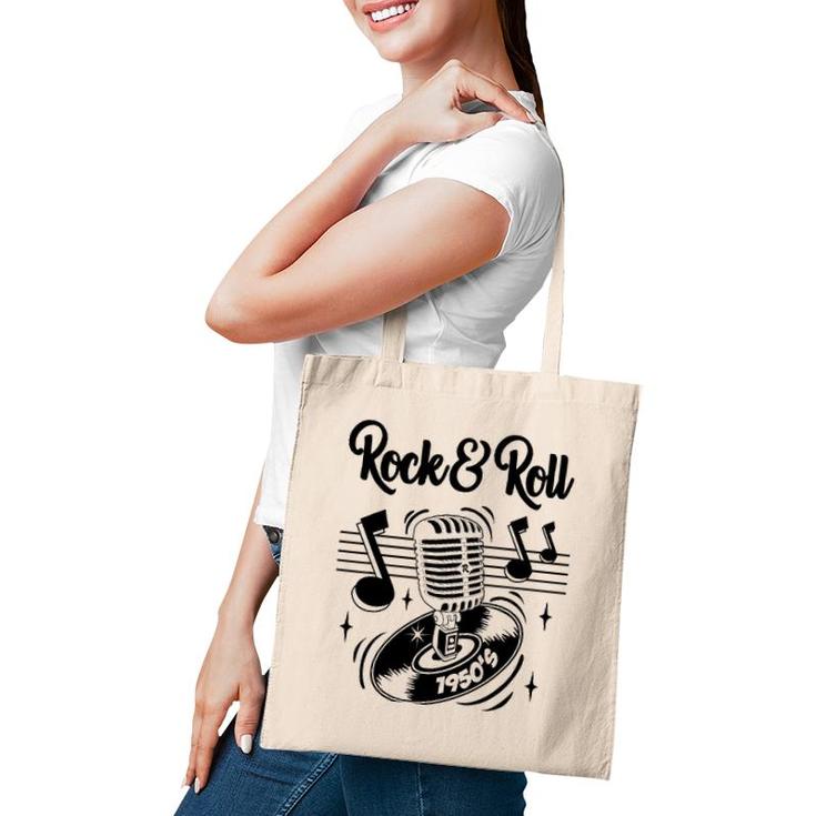 Rockabilly Rocker Clothes 50S Sock Hop Greaser 1950S Doo Wop Tote Bag
