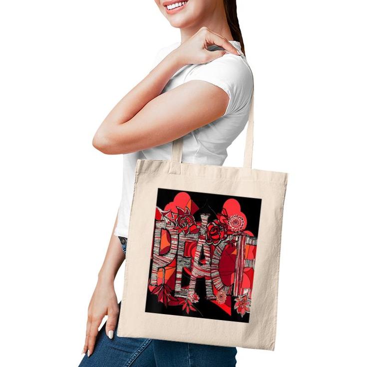 Rosy Peace Art Gift Tote Bag