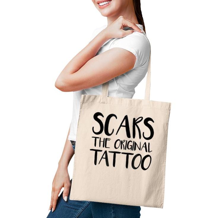 Scars The Original Tattoo Tote Bag