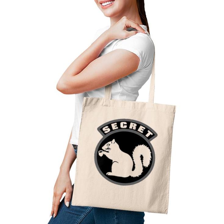 Secret Squirrel Military Intelligence Field Patch Tote Bag