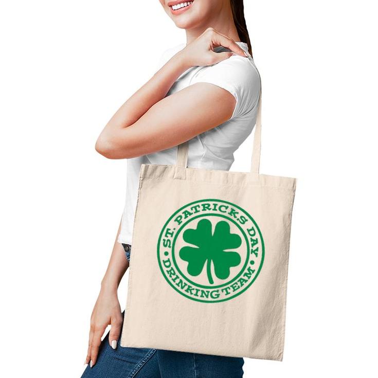 St Patrick's Day Drinking Team Funny Irish Party Matching Tote Bag