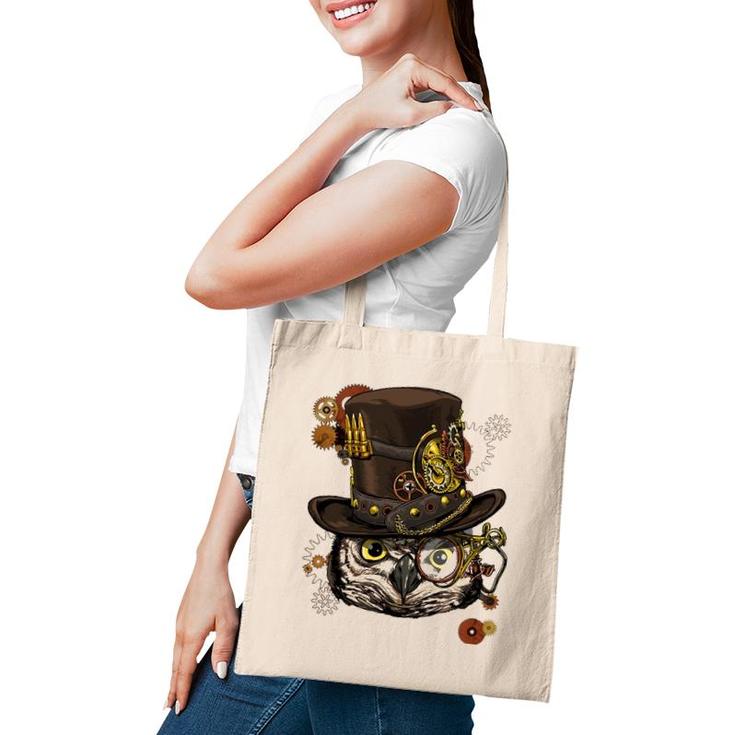 Steampunk Owl  Steampunk Owl Lovers Tote Bag
