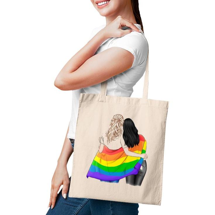 Supercorp - Proud Women Under Pride Flag Tote Bag