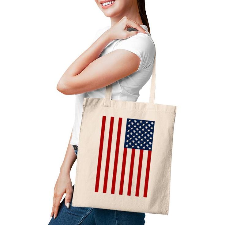 Usa American Patriotic Flag United States Red White And Blue Tote Bag