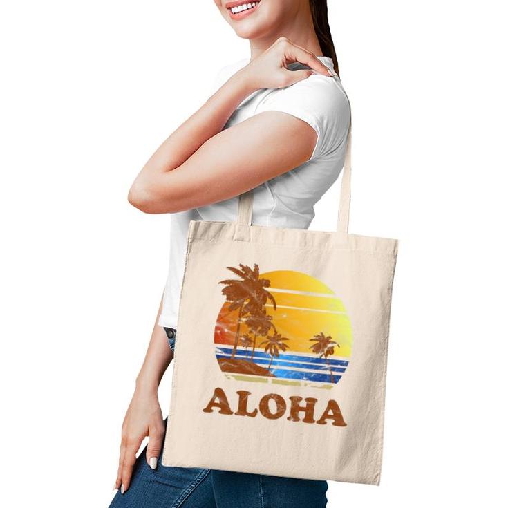 Vintage Hawaiian Islands Aloha Family Vacation Tote Bag