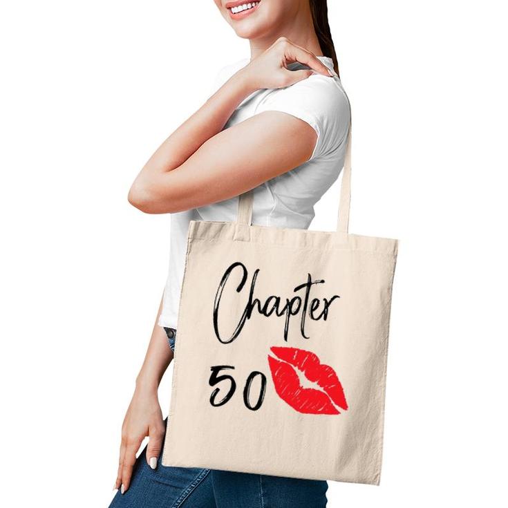 Womens Chapter 50 50Th Birthday For Women And Girl Tote Bag