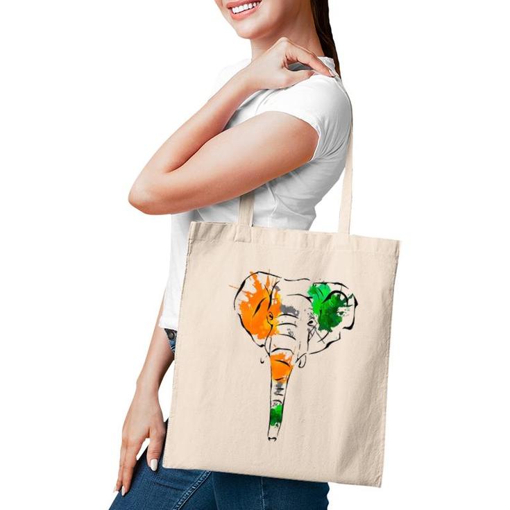 Womens Ivory Coast National Day Cote D'ivoire Elephant Tote Bag