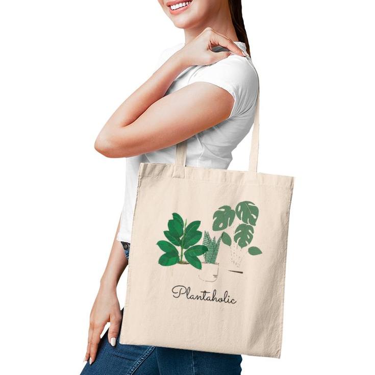 Womens Plantaholic Gardening Plant Tote Bag