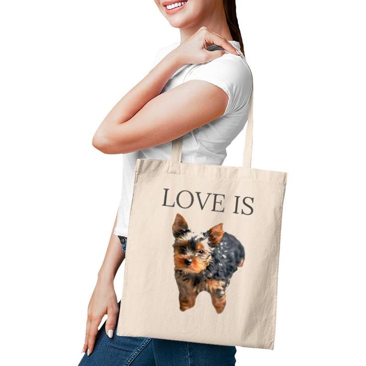 Yorkie  Love Yorkshire Terrier Gifts Men Women Tote Bag