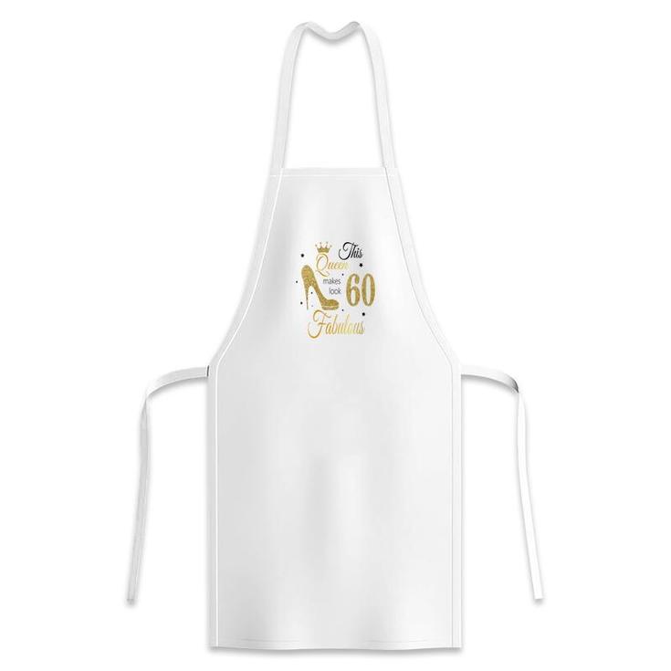 60 Gold With Black 60Th Birthday Apron