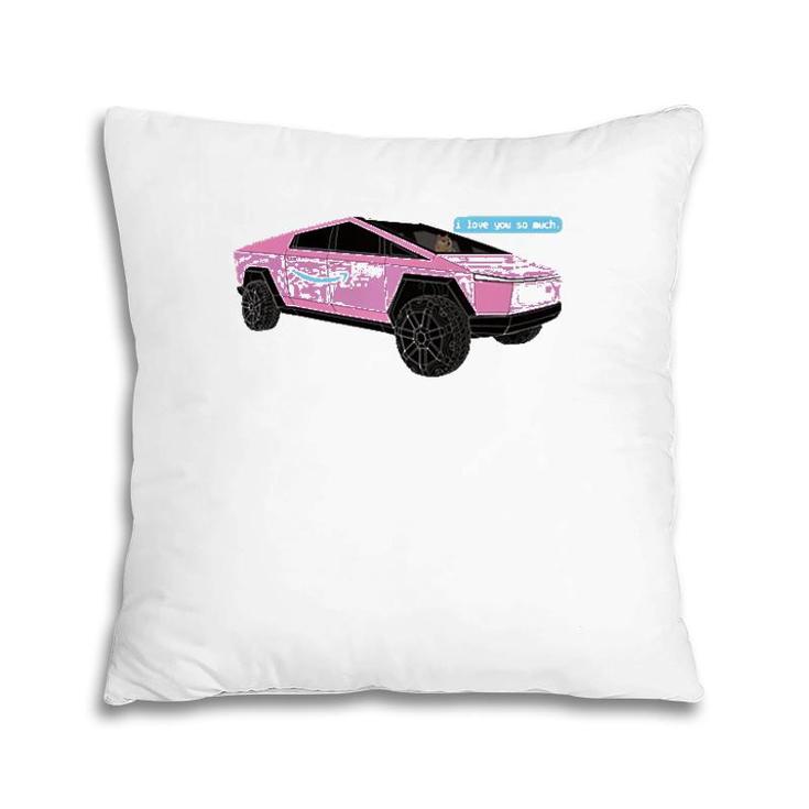 2021 777God I Love You So Much Cybercarts Pink Pillow