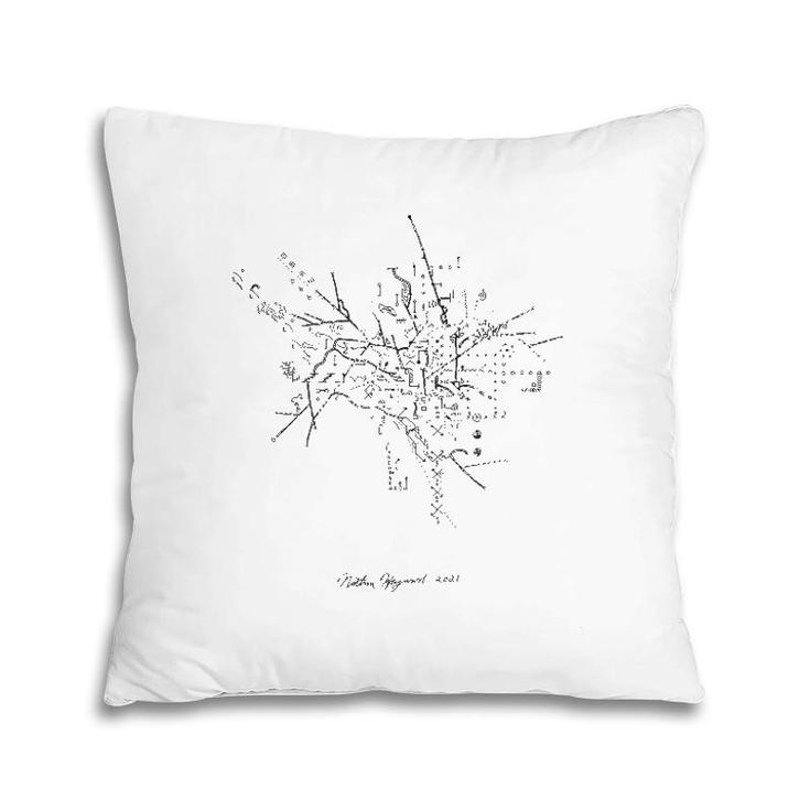 Abstract Line Drawing Art Lover Pillow