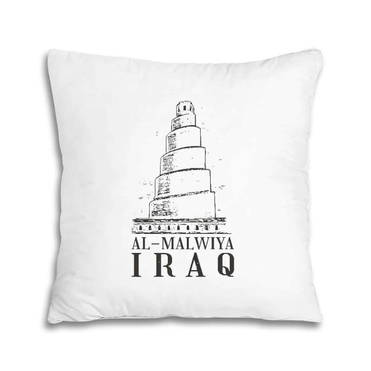 Al Malwiya Iraq Mosque Vacation Souvenir Pillow