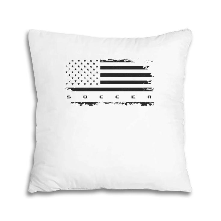American Flag Soccer Apparel - Soccer Pillow