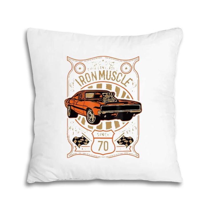 American Muscle Cars Iron Muscle Pillow