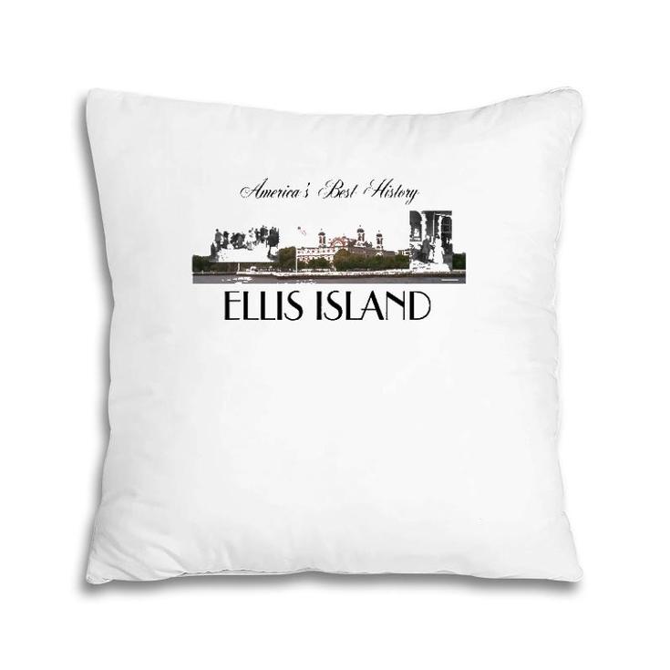 America's Best History Ellis Island Pillow