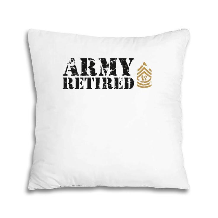 Army Command Sergeant Major Csm Retired Pillow