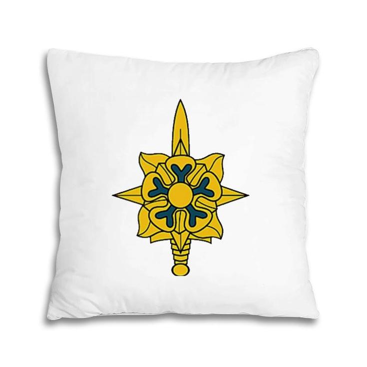 Army Military Intelligence Corps Branch Veteran Insignia Pillow